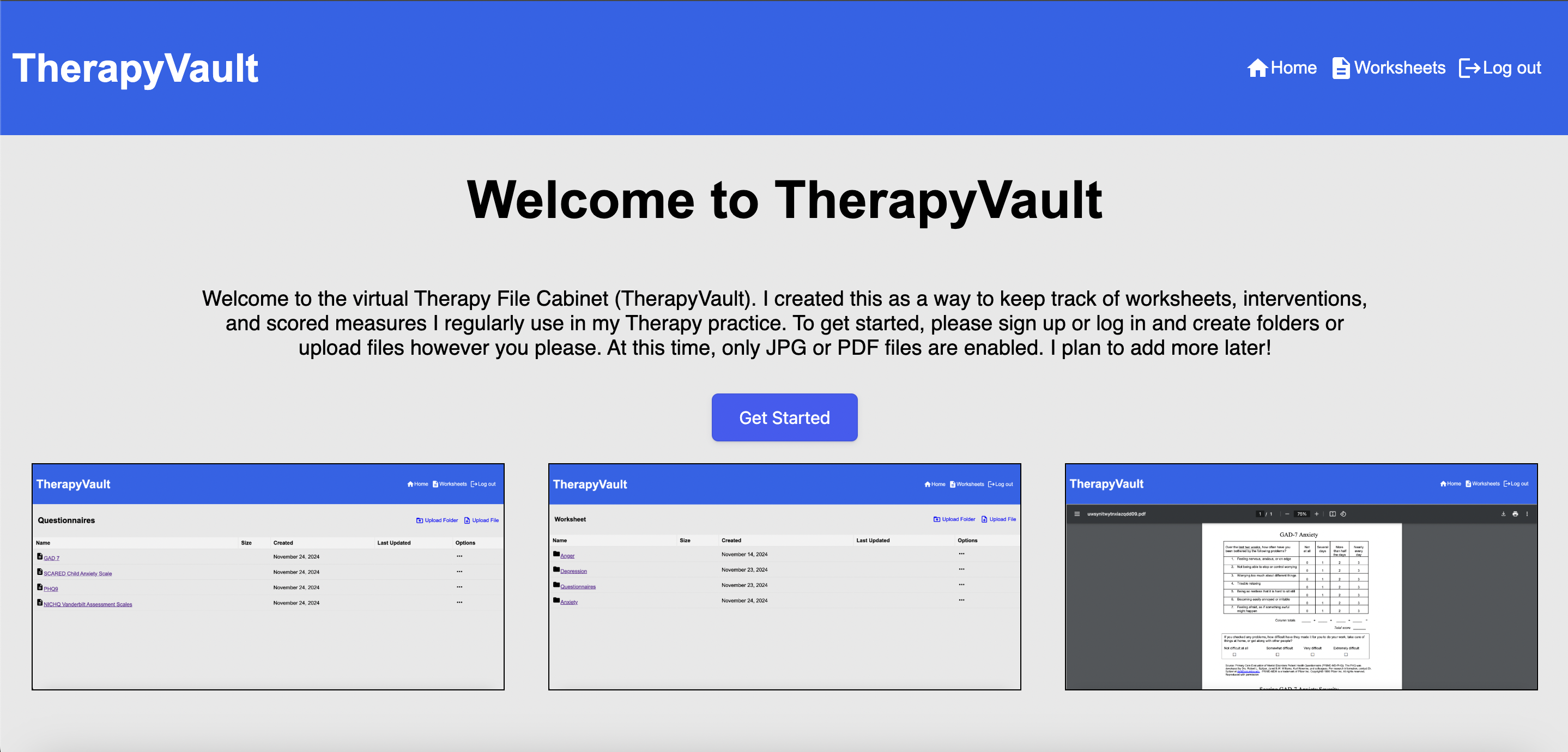 TherapyVault